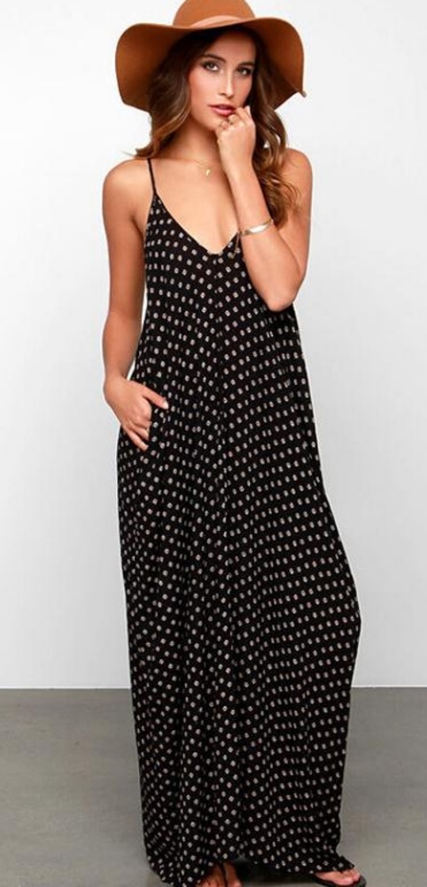 Popular Polka Dot Maxi